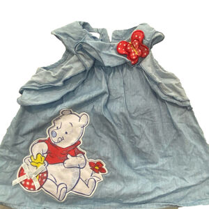 Disney baby Pooh bear dress 3-6 months